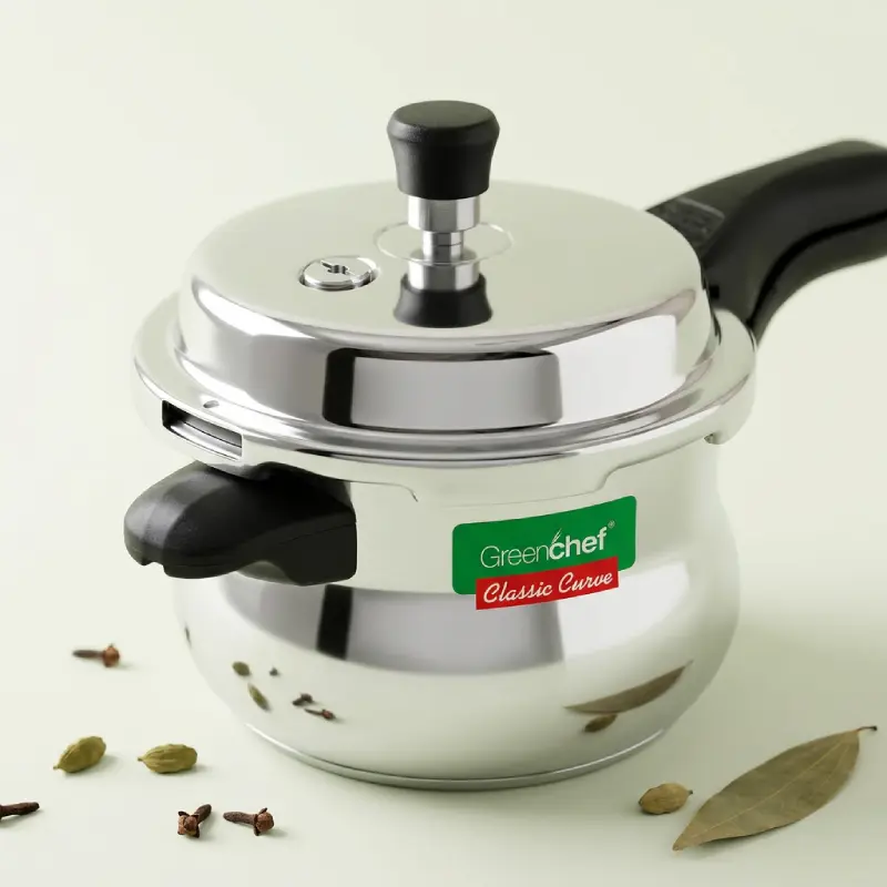 Classic Curve Stainless Steel Pressure Cooker